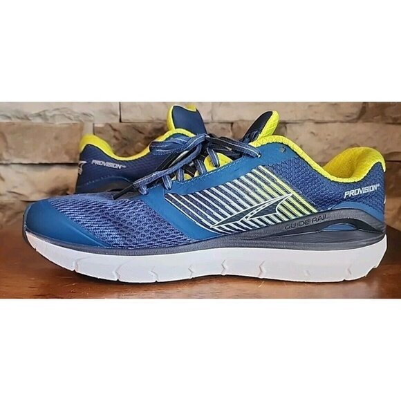 Altra Provision 4.0 Size 9 Men's Blue And Lime Lightly Worn - Picture 10 of 13